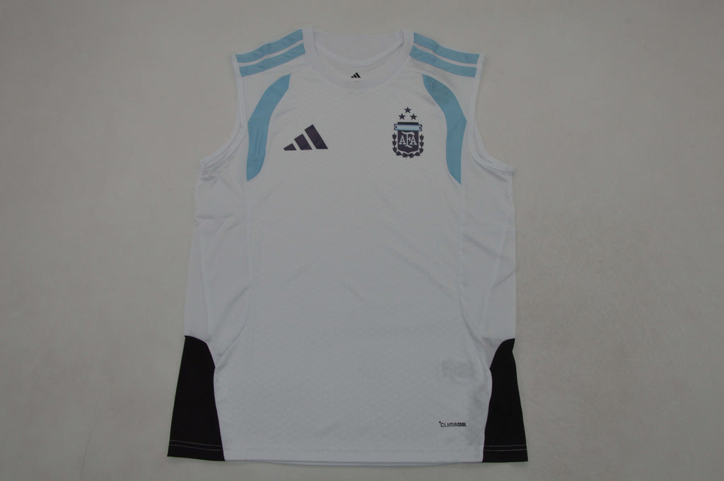 Argentina Entrenamiento 2026 Blanco Sin Mangas