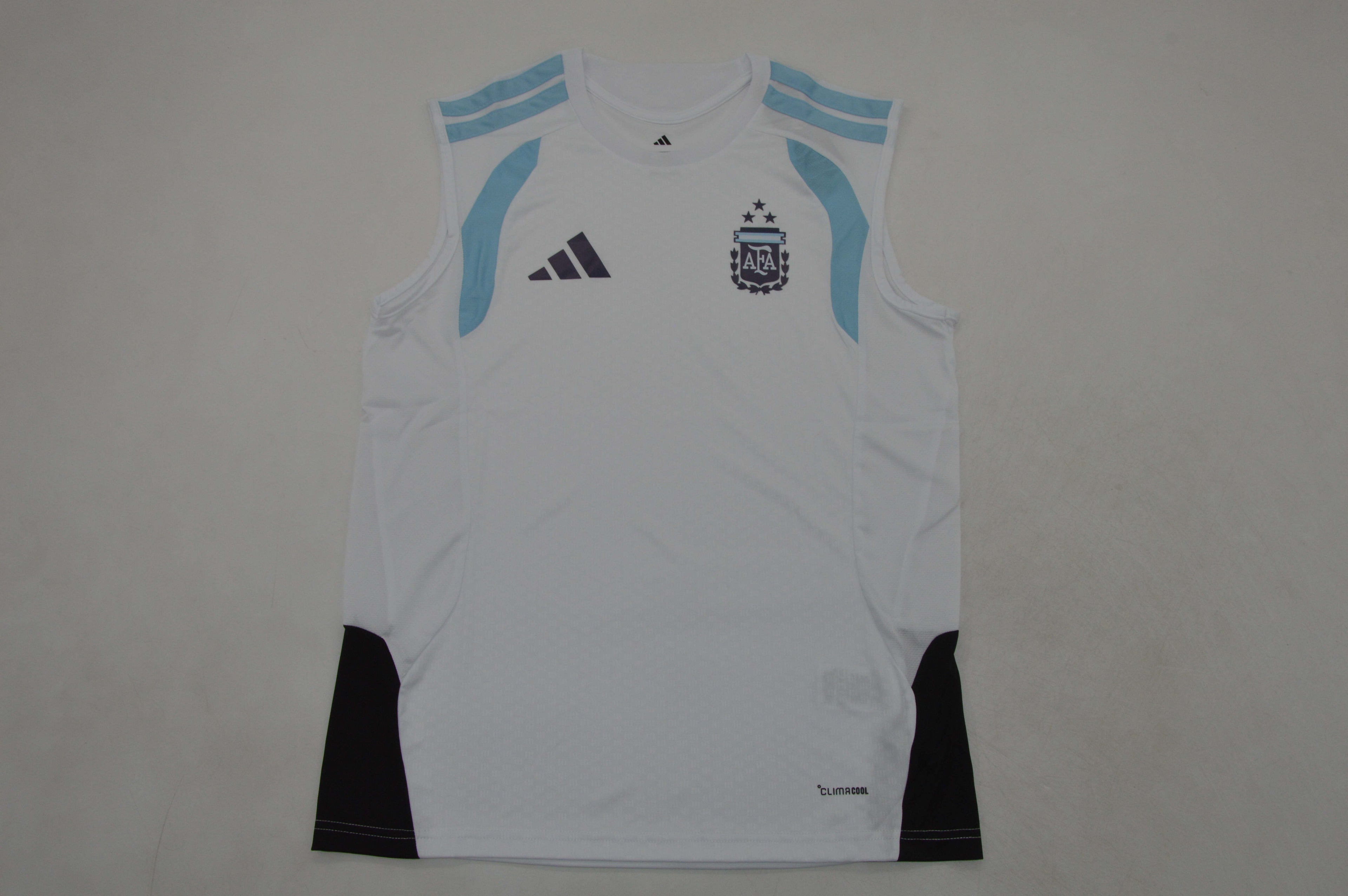 Argentina Entrenamiento 2026 Blanco Sin Mangas