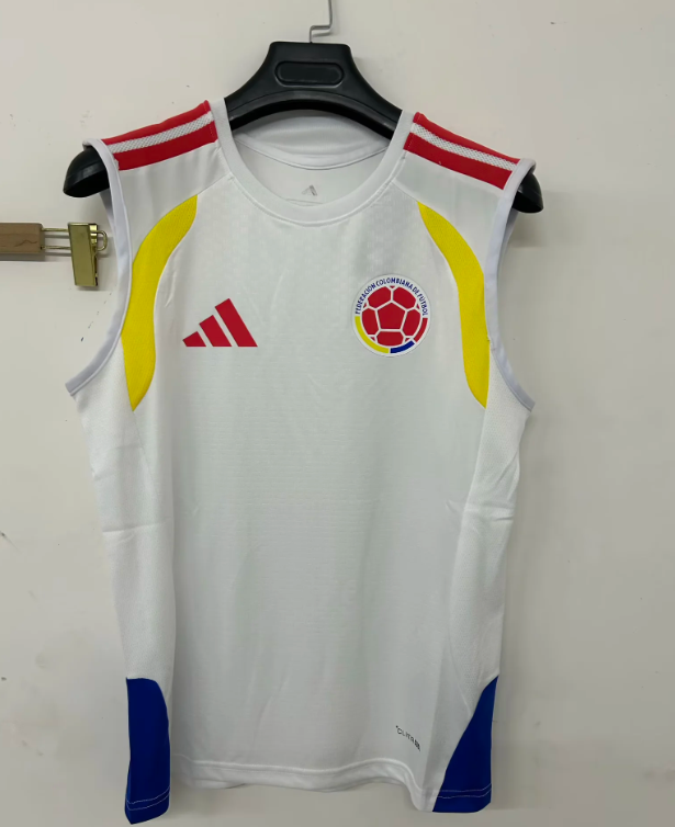 Colombia Entrenamiento 2026 Blanco Sin Mangas