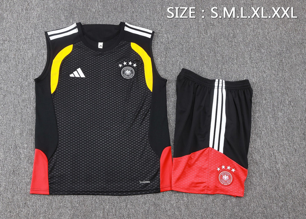 Alemania Conjunto Entrenamiento 2026 Negro Sin Mangas