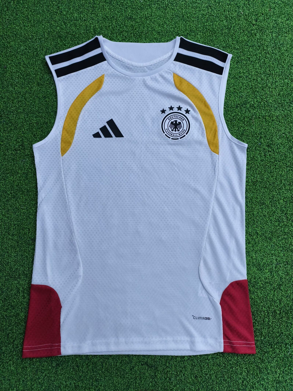 Alemania Entrenamiento 2026 Blanco Sin Mangas