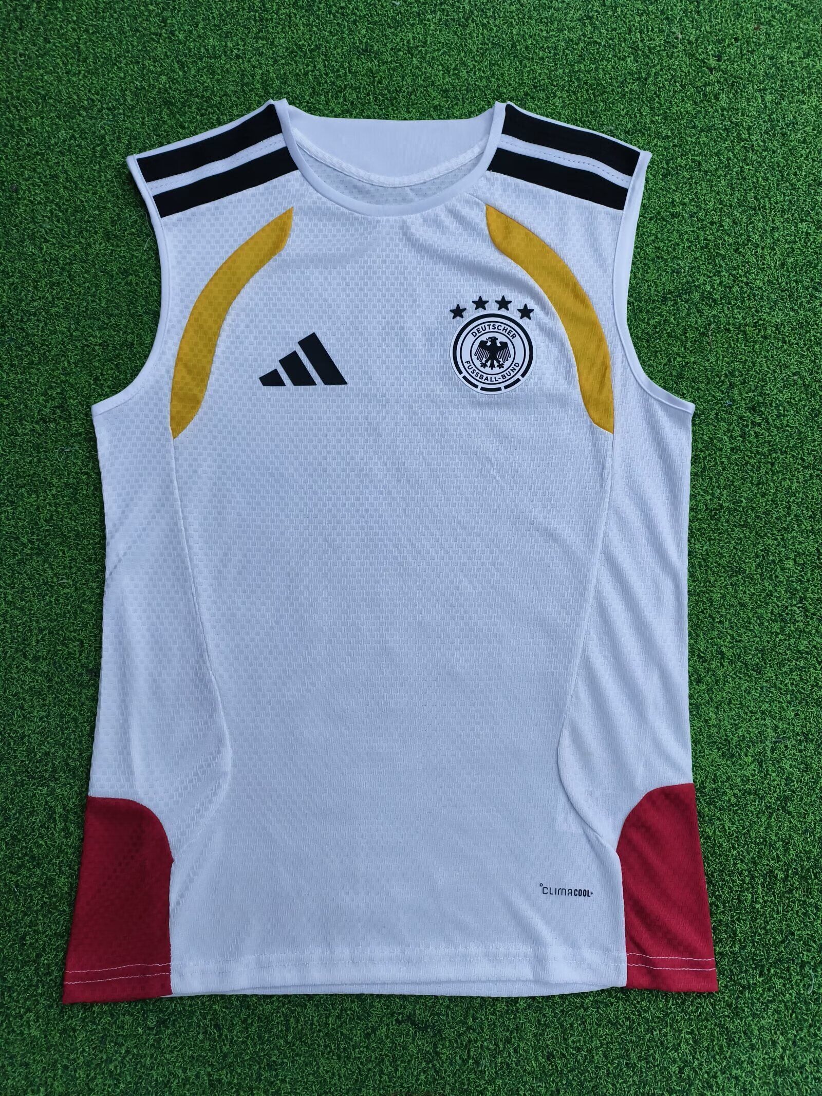 Alemania Entrenamiento 2026 Blanco Sin Mangas