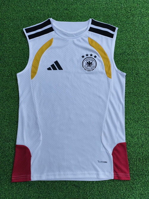 Alemania Entrenamiento 2026 Blanco Sin Mangas