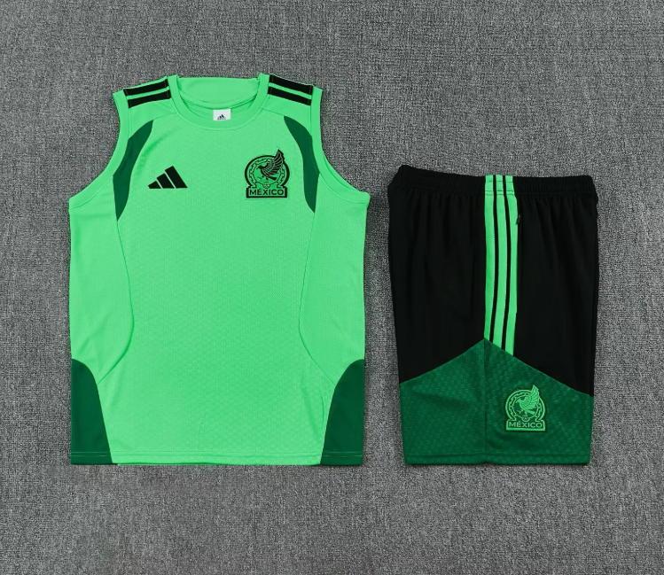 Mexico Conjunto Entrenamiento 2026 Verde Sin Mangas