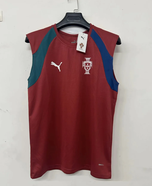 Portugal Entrenamiento 2026 Rojo Sin Mangas