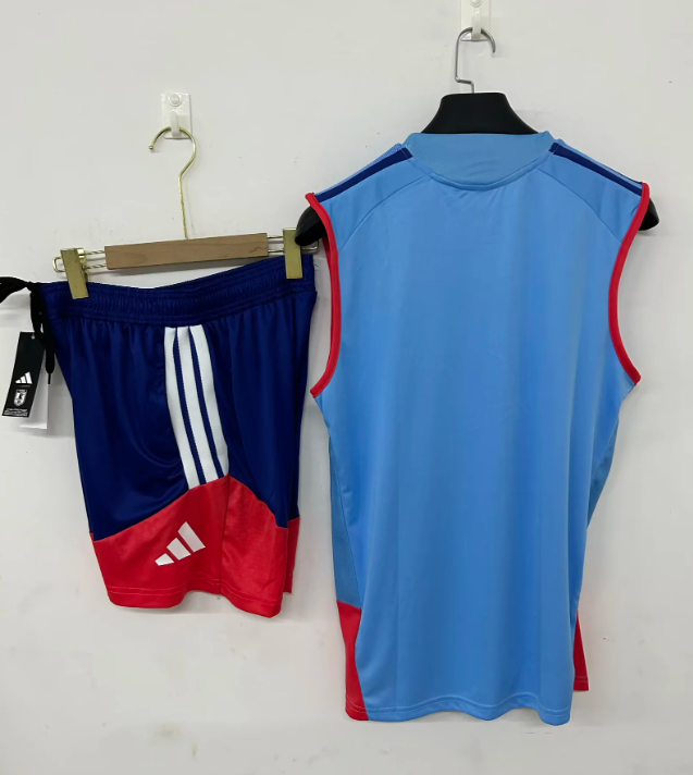 Japon Conjunto Entrenamiento 2026 Azul Sin Mangas