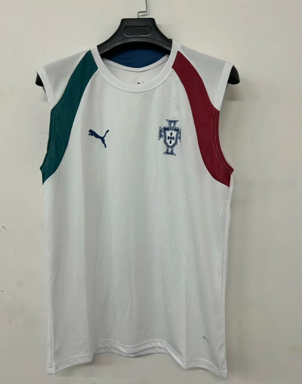 Portugal Entrenamiento 2026 Blanco Sin Mangas