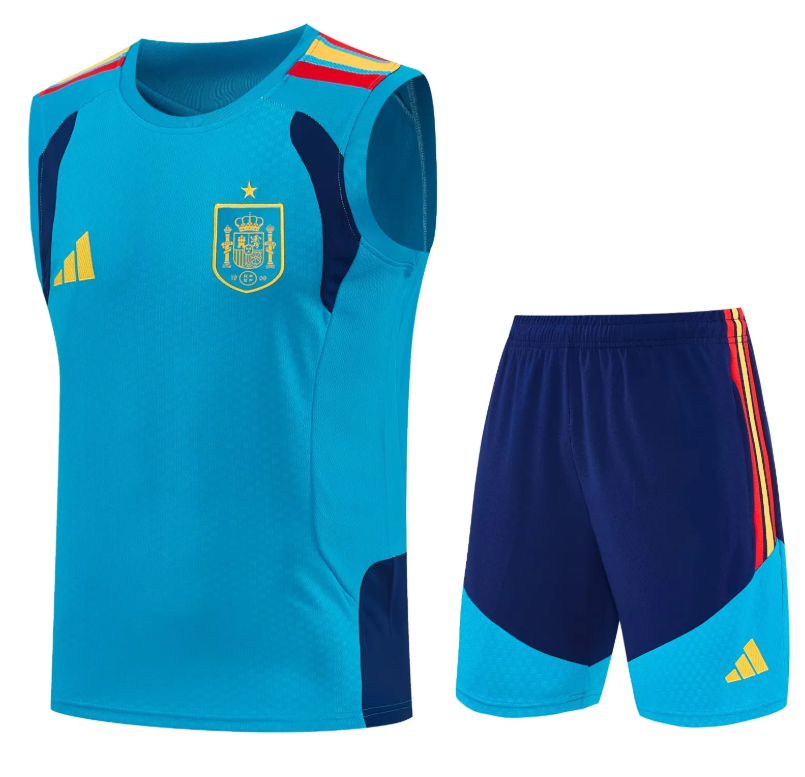 España Conjunto Entrenamiento 2026 Azul Sin Mangas