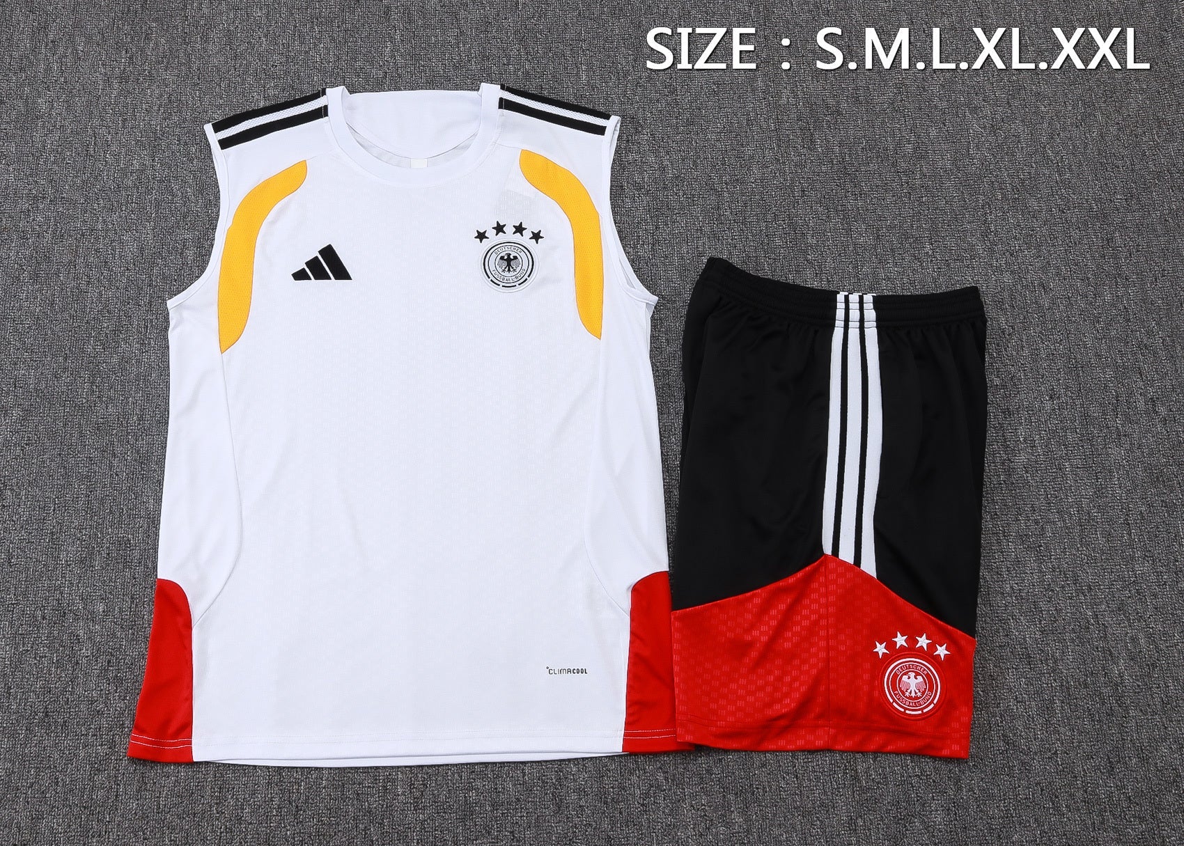 Alemania Conjunto Entrenamiento 2026 Blanco Sin Mangas
