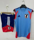 Japon Conjunto Entrenamiento 2026 Azul Sin Mangas
