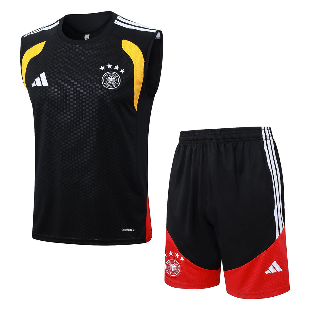 Alemania Conjunto Entrenamiento 2026 Negro Sin Mangas