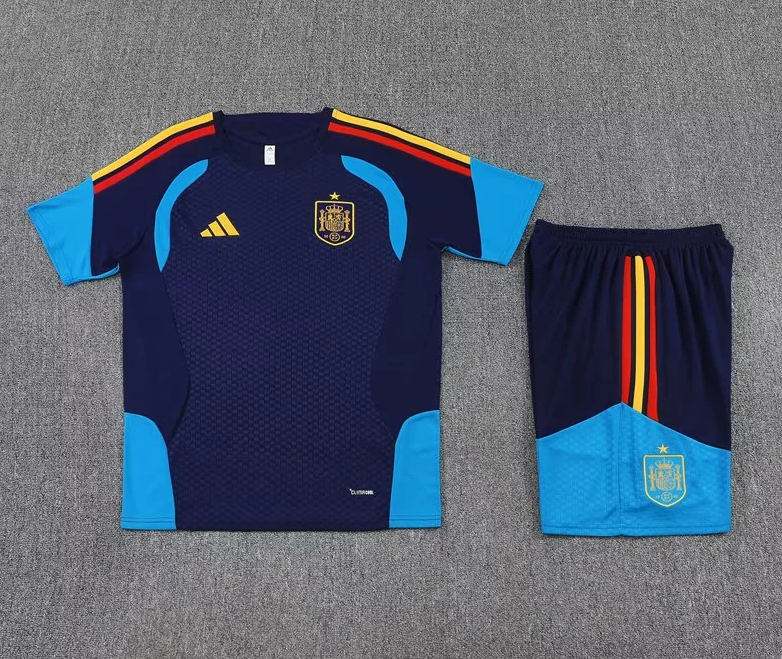 España Conjunto Entrenamiento 2026 Azul Oscuro